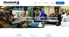 Desktop Screenshot of okgoodwill.org